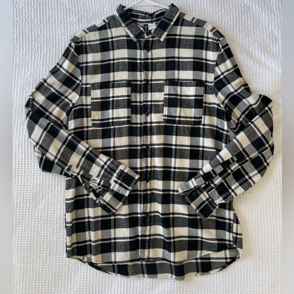 Divided Flannel Shirt - Size Large